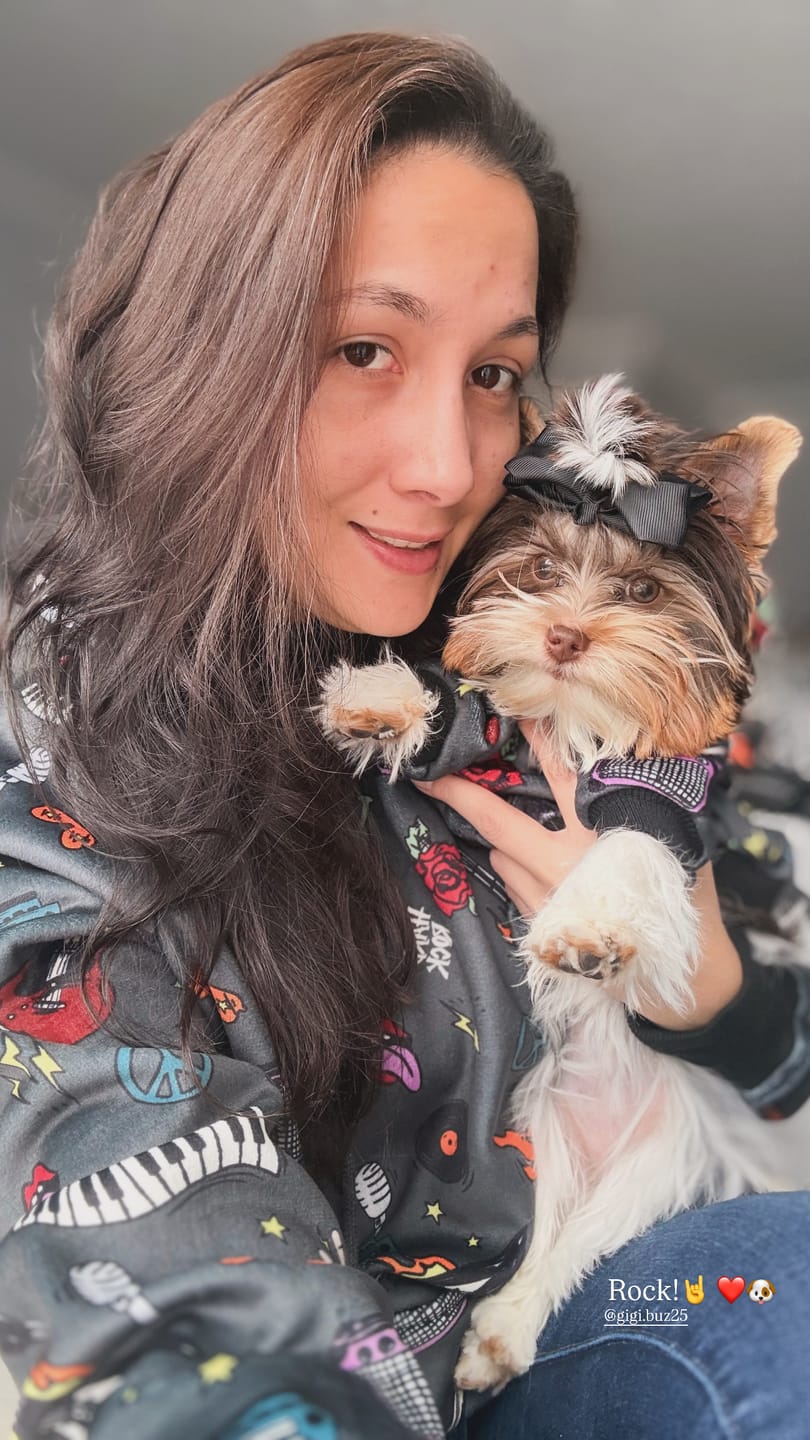 Customer photo review of Rock and Roll Human Hoodie