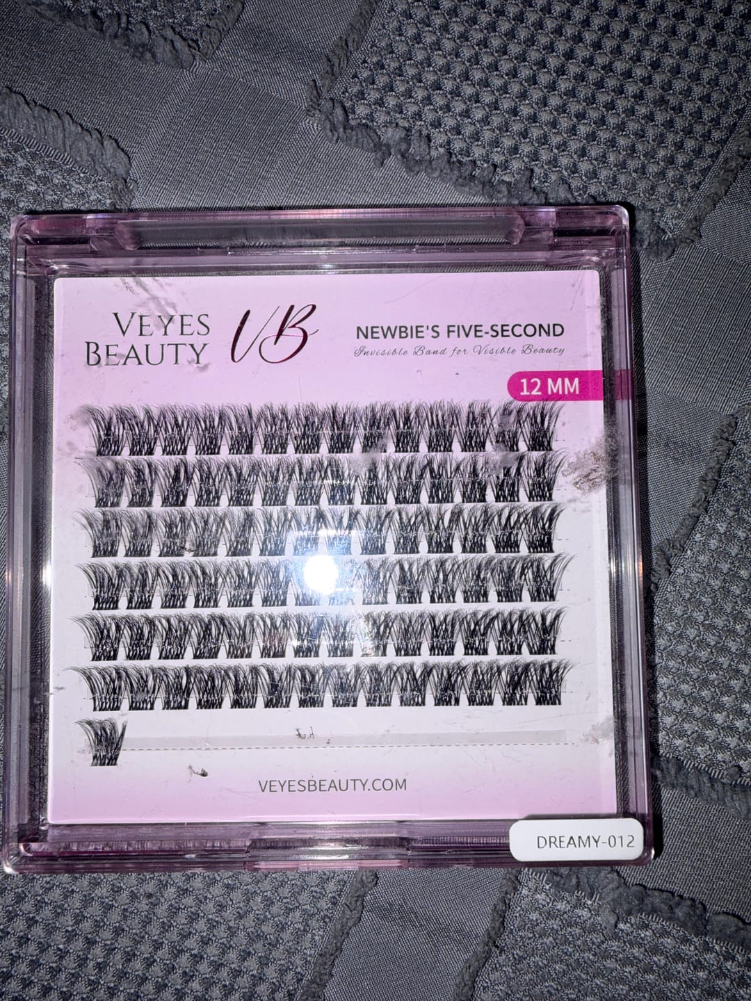 Customer photo review of Lash Bond & Seal - Black 10ml
