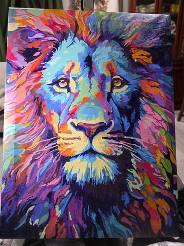 Customer photo review of Psychedelic Lion III