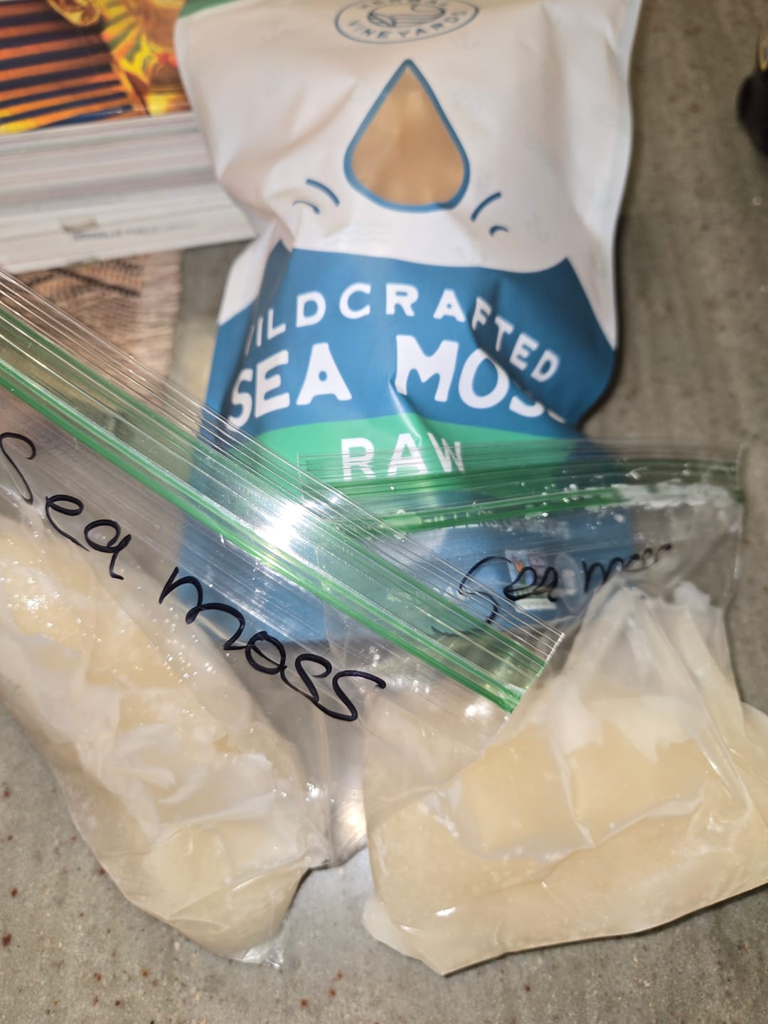 Customer photo review of PREMIUM RAW SEA MOSS
