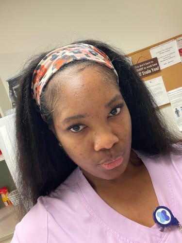 Customer photo review of CurlyMe 3 In 1 Half Wig Kinky Straight Glueless Install Half Wig With Draw-string Beginner Friendly
