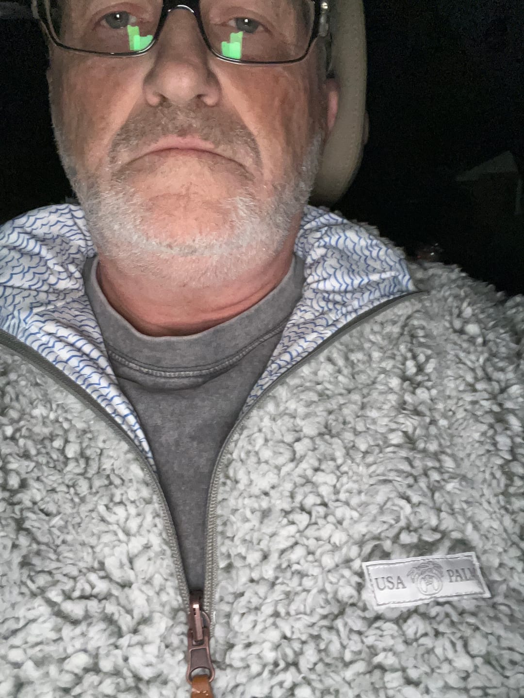 Customer photo review of Reversible Sherpa 1/4 Zip