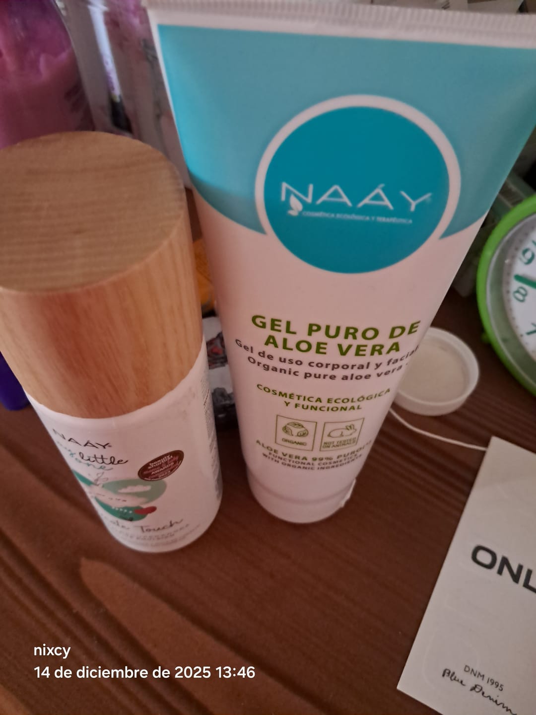 Customer photo review of Emulsion recuperadora + Gel aloe vera gratis  !!!!!🎁