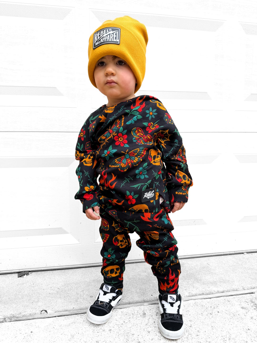 Customer photo review of Organic Ribbed Set in Inkworks