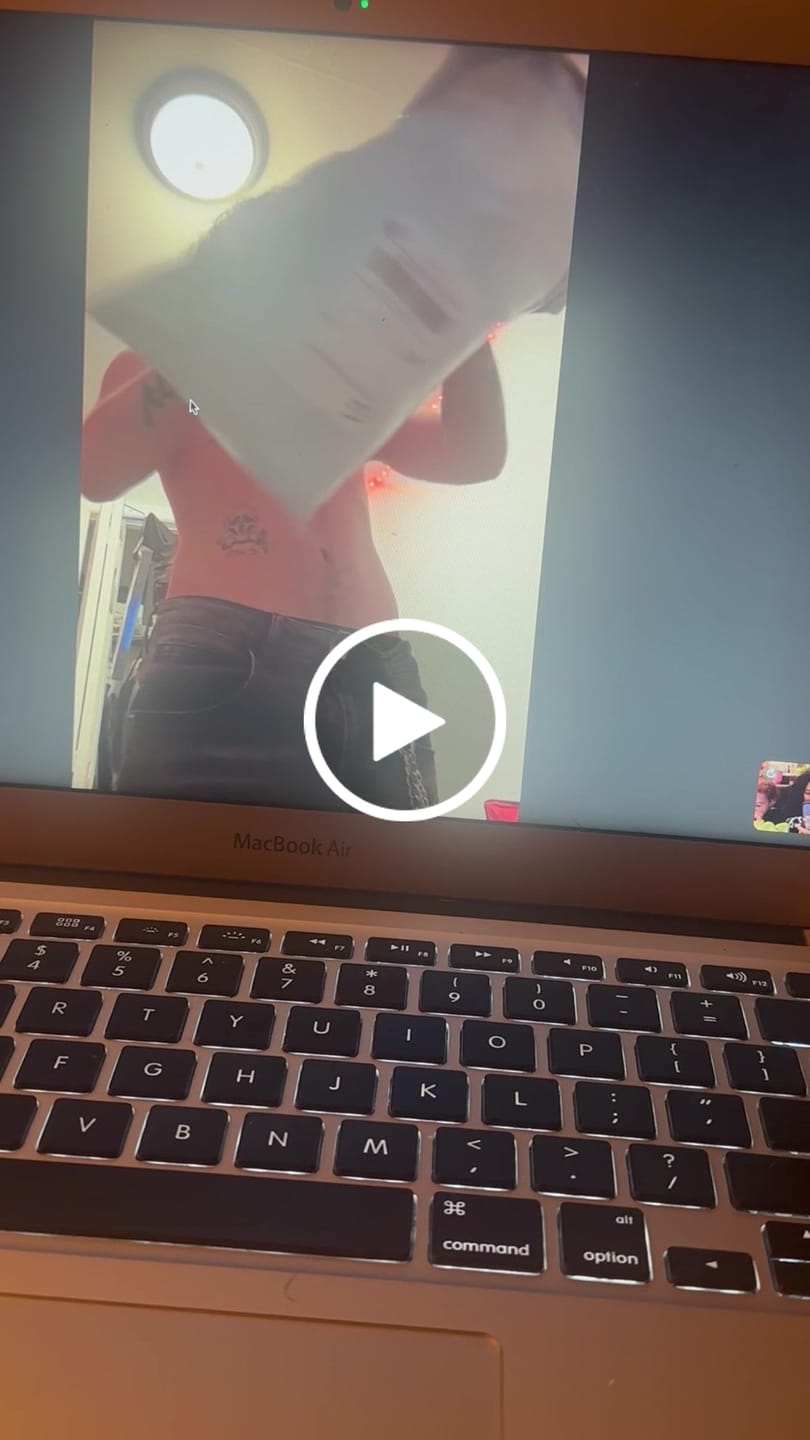 Customer video review of Spicy Custom Embroidered Photo Hoodie