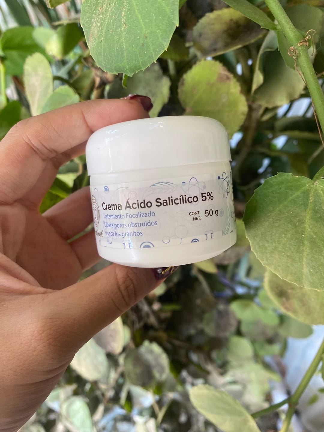Customer photo review of Crema Ácido Salicílico