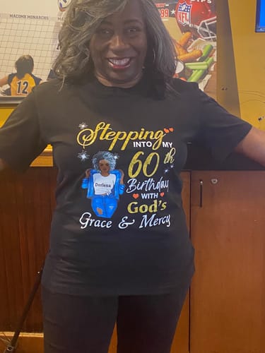 Customer photo review of 60th Birthday With God's Grace & Mercy