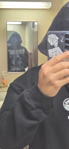 Customer photo review of [Limited Edition] 'Mortal Kombat: Sub-Zero' Hoodie