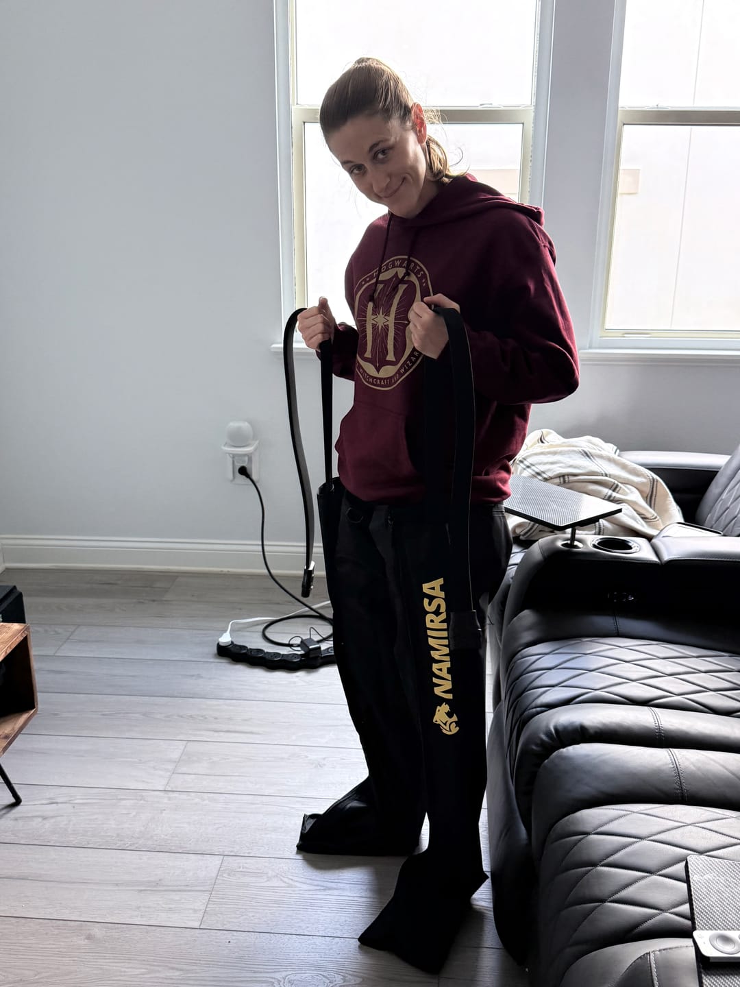 Customer photo review of NAMIRSA PRO AIR COMPRESSION BOOTS