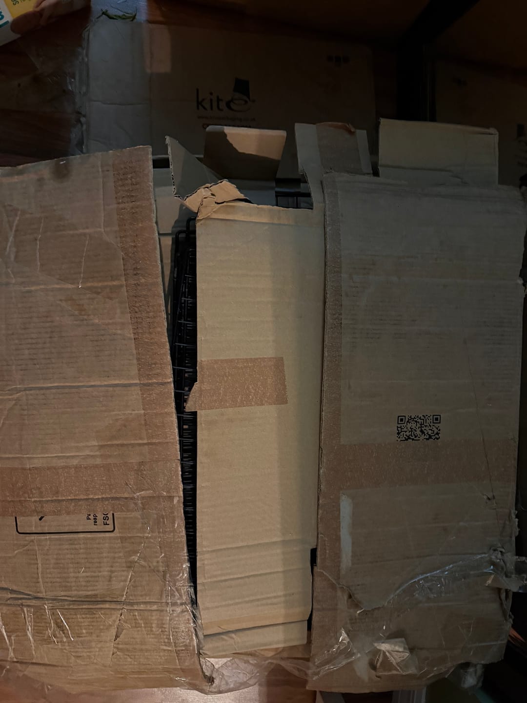 Customer photo review of L-Shape 6x2 C&C Cage with Divider, Loft & Stand