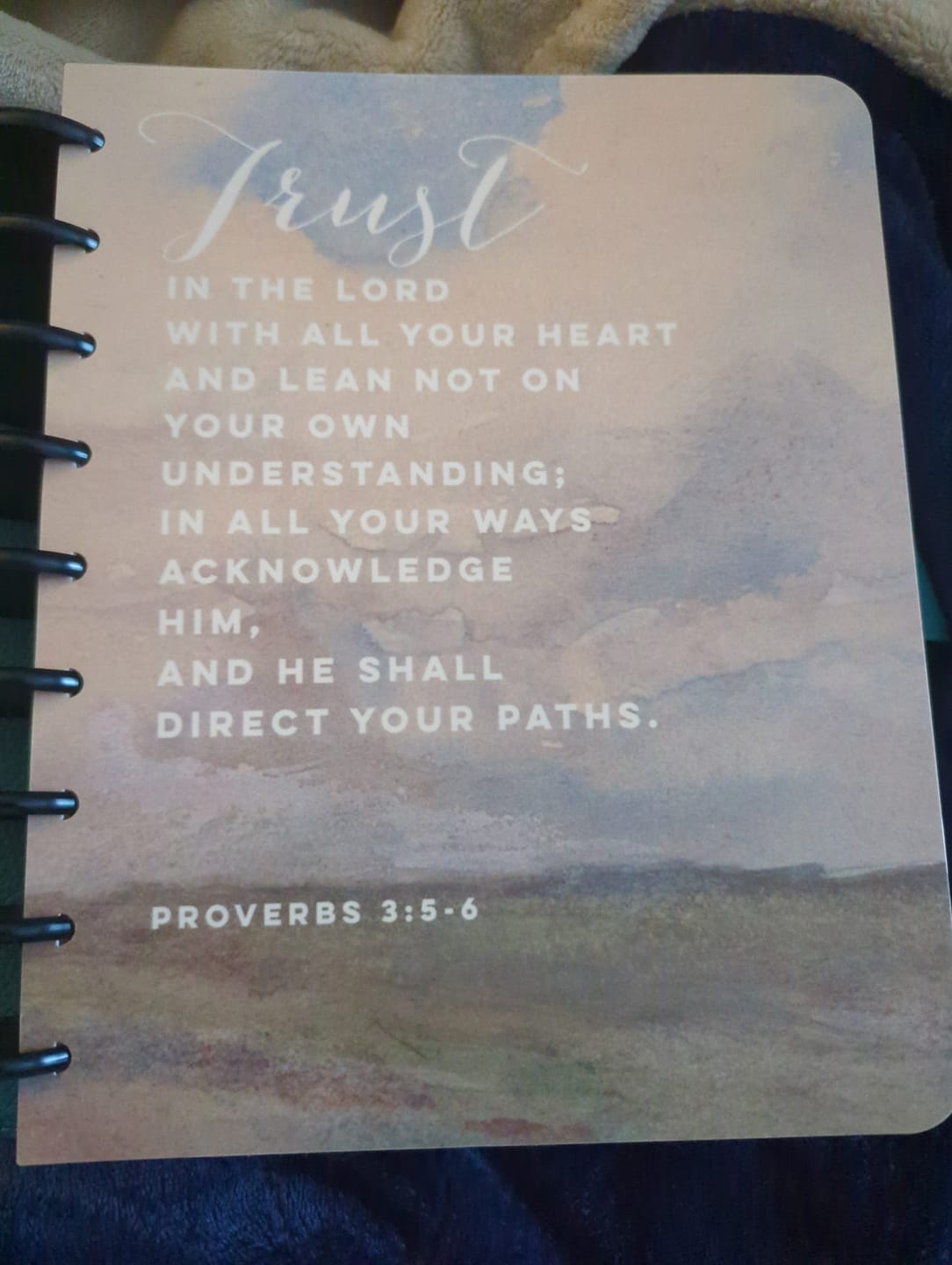 Customer photo review of 2026 Faith Planner (Proverbs Design), Rose Gold, Copper, Gold, or Frosted Discs, Deluxe, Bible Study, Christian Planner, War Binder, Faith Journal