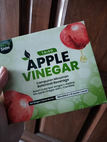 Customer photo review of Taiso Apple Cider Vinegar August Promotion