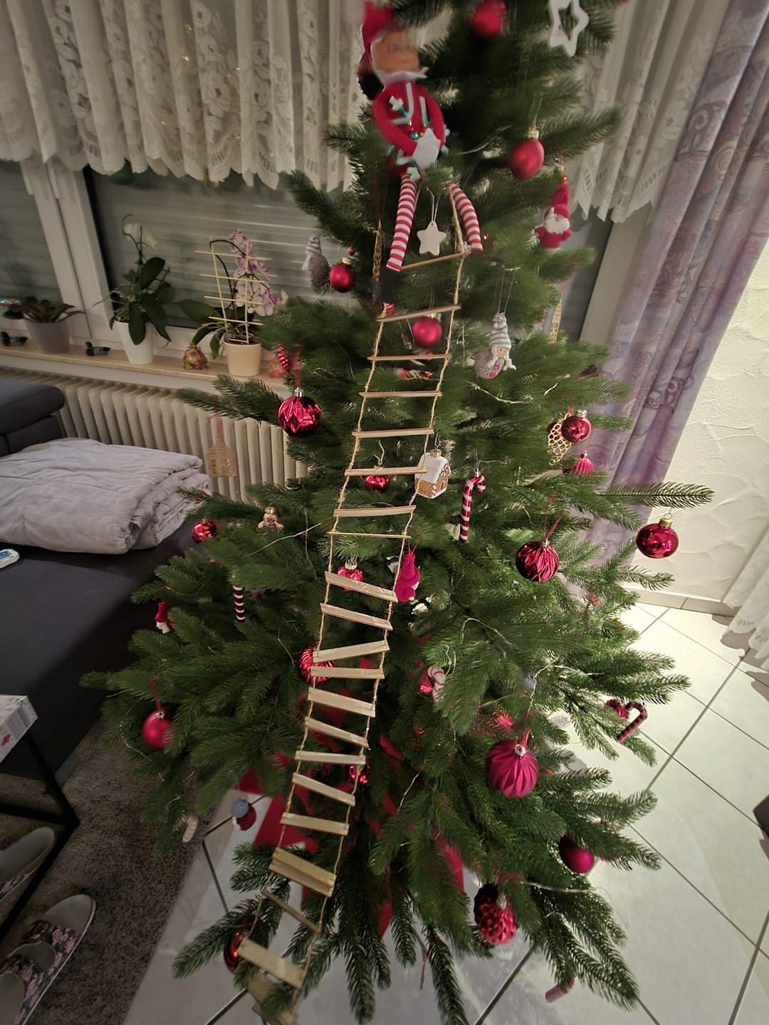 Customer photo review of XXL Strickleiter -  Wichtels Weg zu neuen Höhen 100cm
