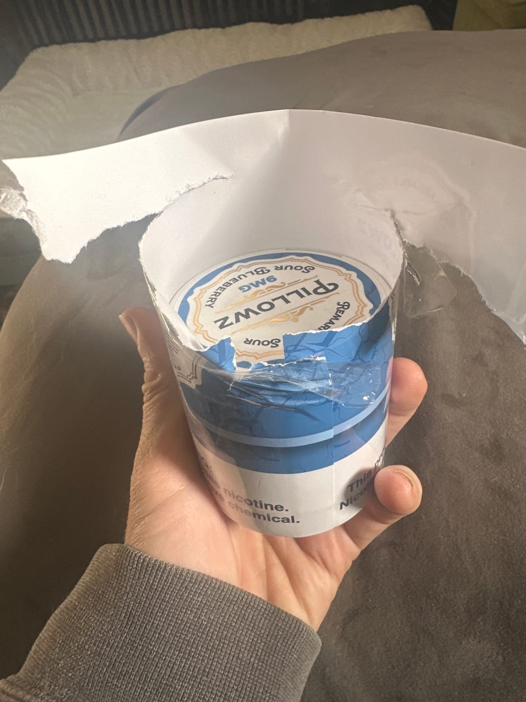 Customer photo review of Sour Blueberry