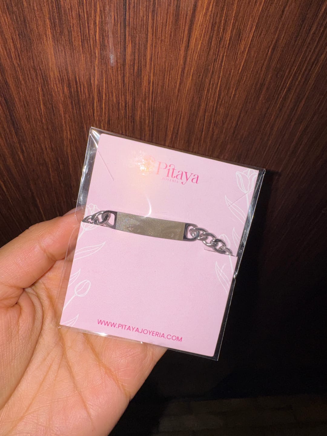 Customer photo review of Pulsera Eslabones Personalizada