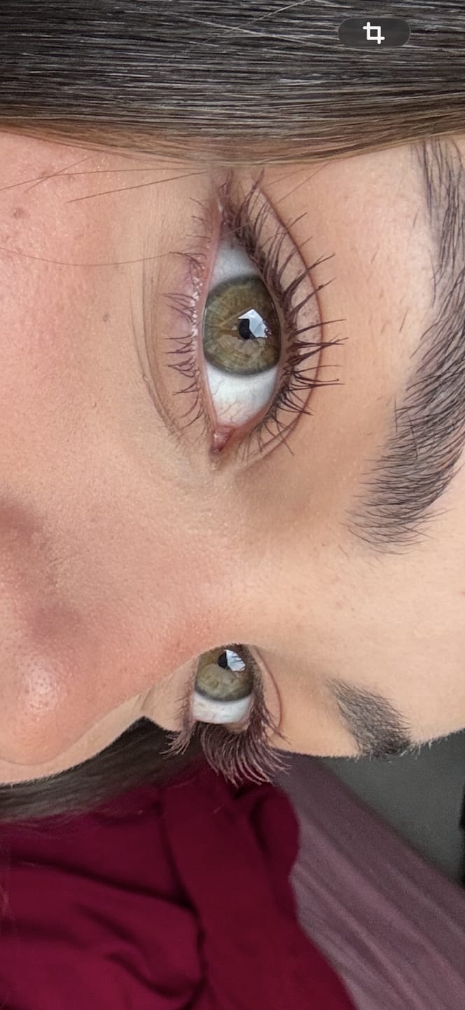 Customer photo review of Máscara para Cílios Big No Panda Cherry - Bordô