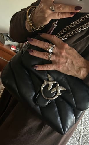 Customer photo review of Borse A Tracolla Nero