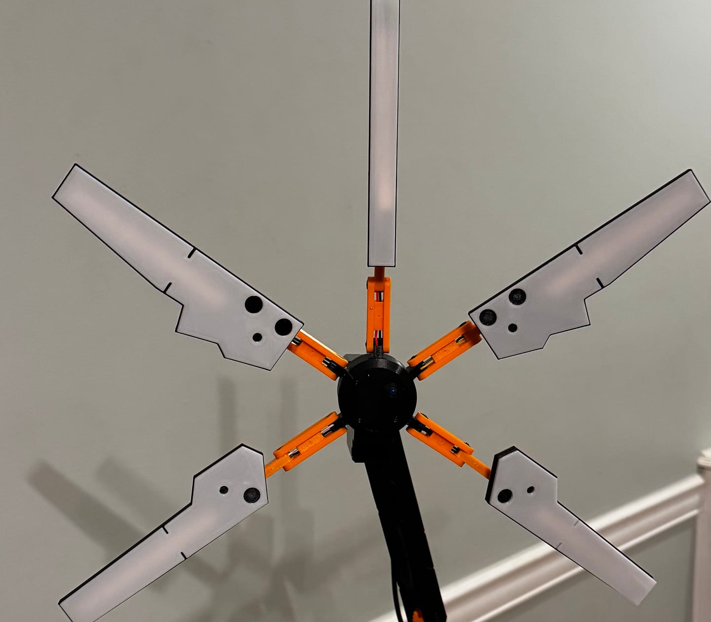 Customer photo review of Cloudy White PETG Filament 1.75mm 1kg