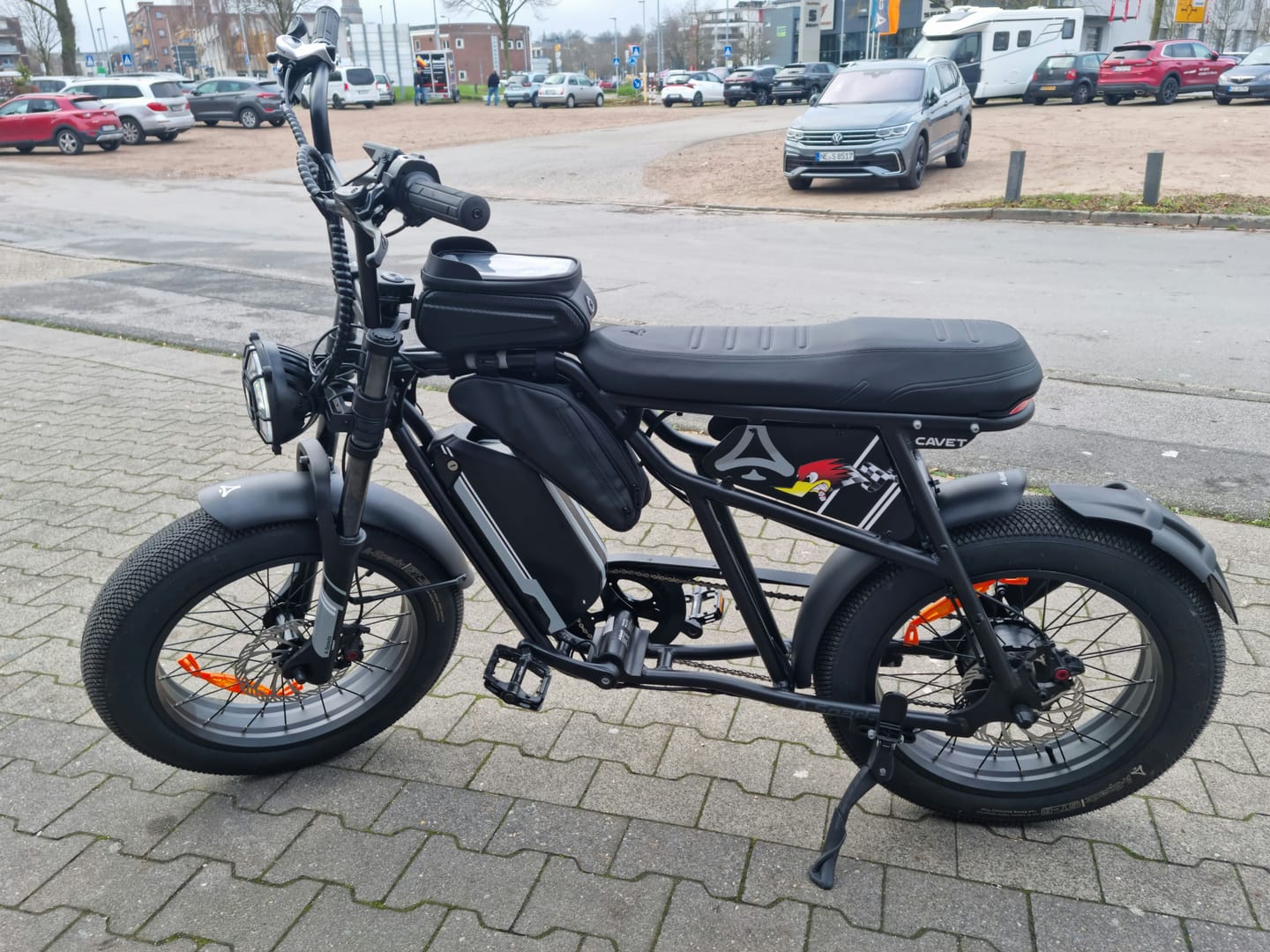 Customer photo review of Gifts Pack（Includs – Foot Peg, Fender & Chainguard!）
