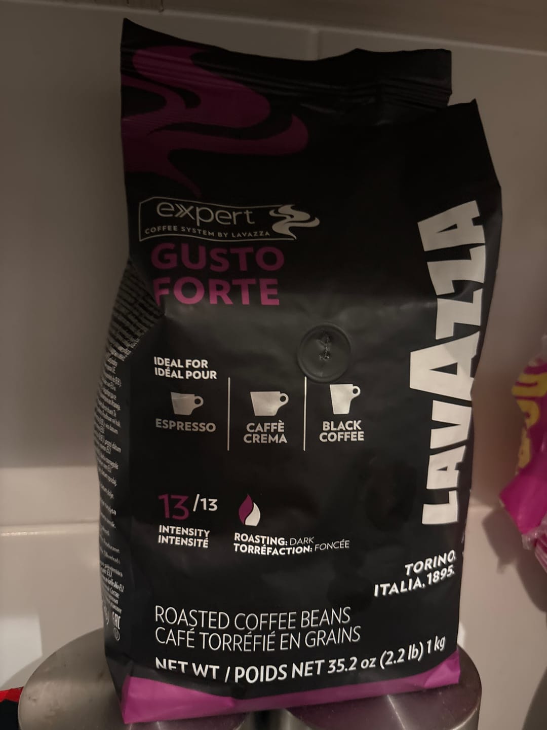 Customer photo review of Lavazza Gusto Forte 1 kg Grano Entero