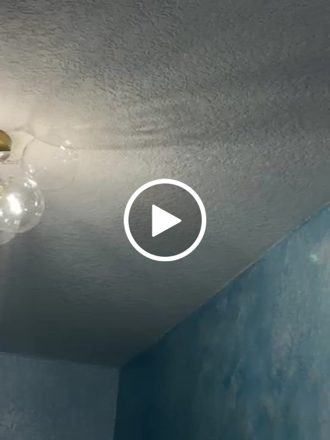 Customer video review of 3-Light Brass Cluster Clear Glass Globe Bubble Ceiling Light