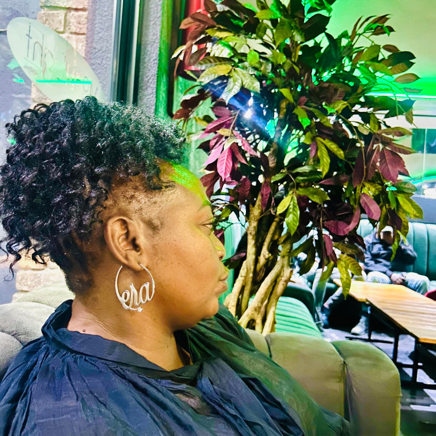 Customer photo review of Silver Era Logo Hoops