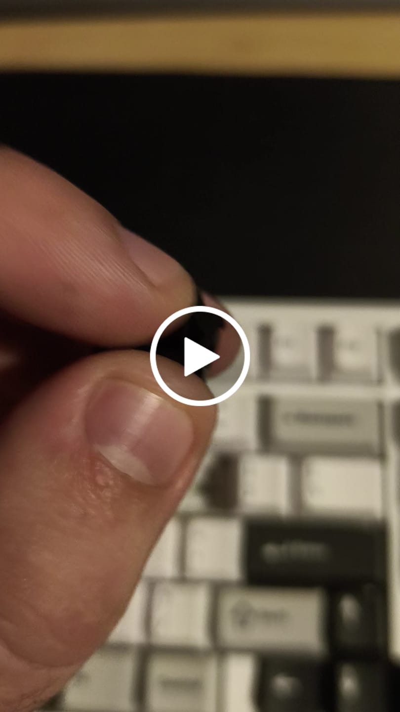 Customer video review of KEYGEEK Y3 LINEAR SWITCH FACTORY LUBED (10PCS)