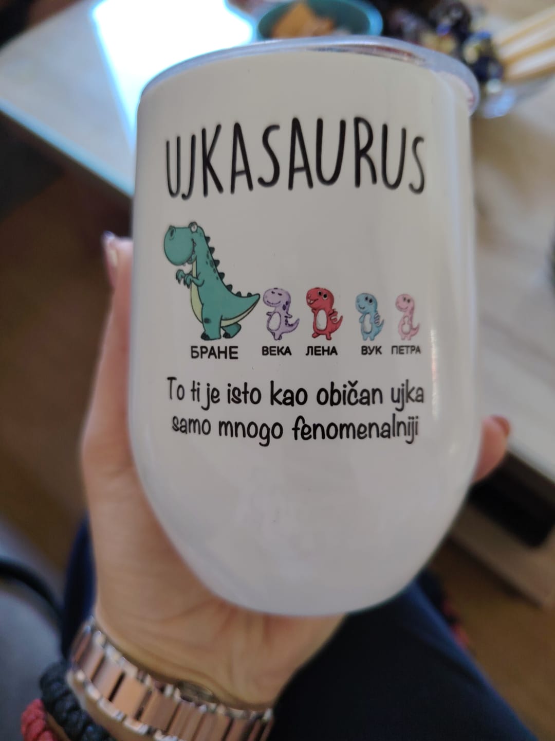 Customer photo review of Ujkasaurus mini termos