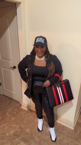 Customer photo review of ARKANSAS SNAPBACK - CARDINAL SHADOW EDITION