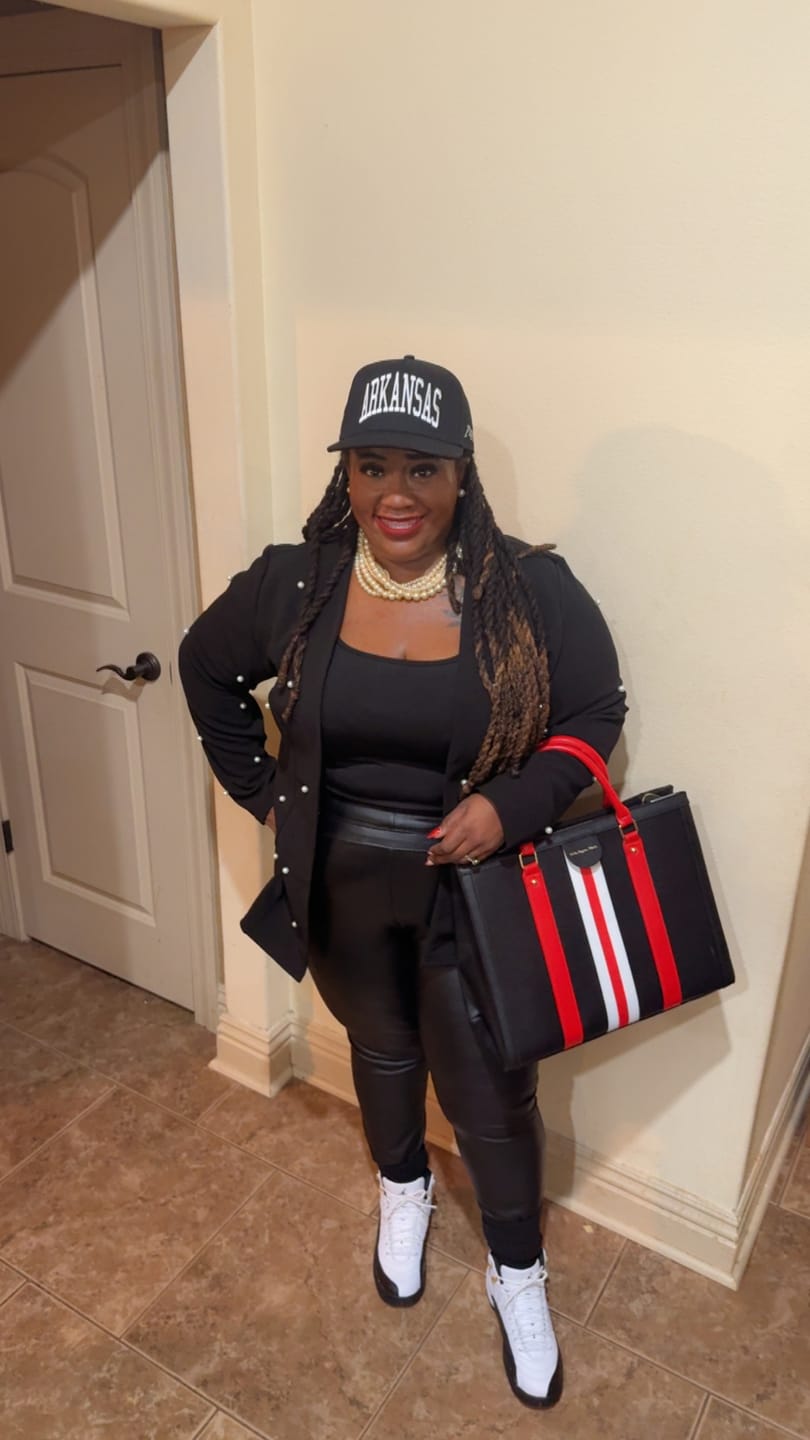 Customer photo review of ARKANSAS SNAPBACK - CARDINAL SHADOW EDITION