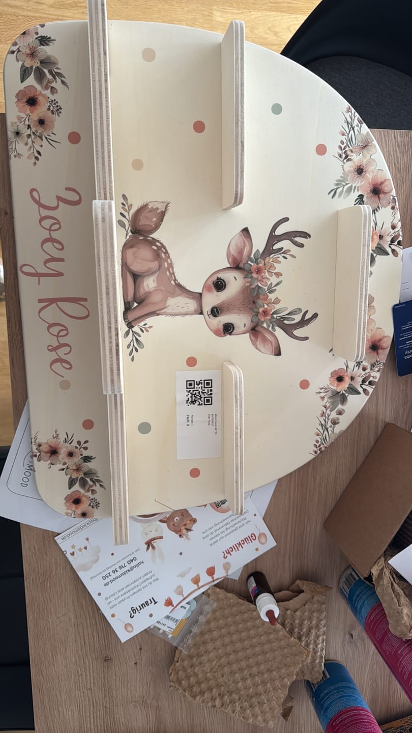 Customer photo review of Tonie Regal aus Holz, Toniebox Regal personalisiert Reh