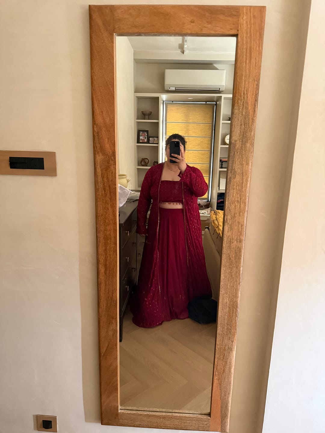 Customer photo review of Mastaani Ruby Overlay Set