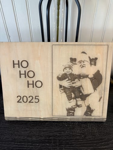 Customer photo review of Wooden photo frame bundle laser cut svg file