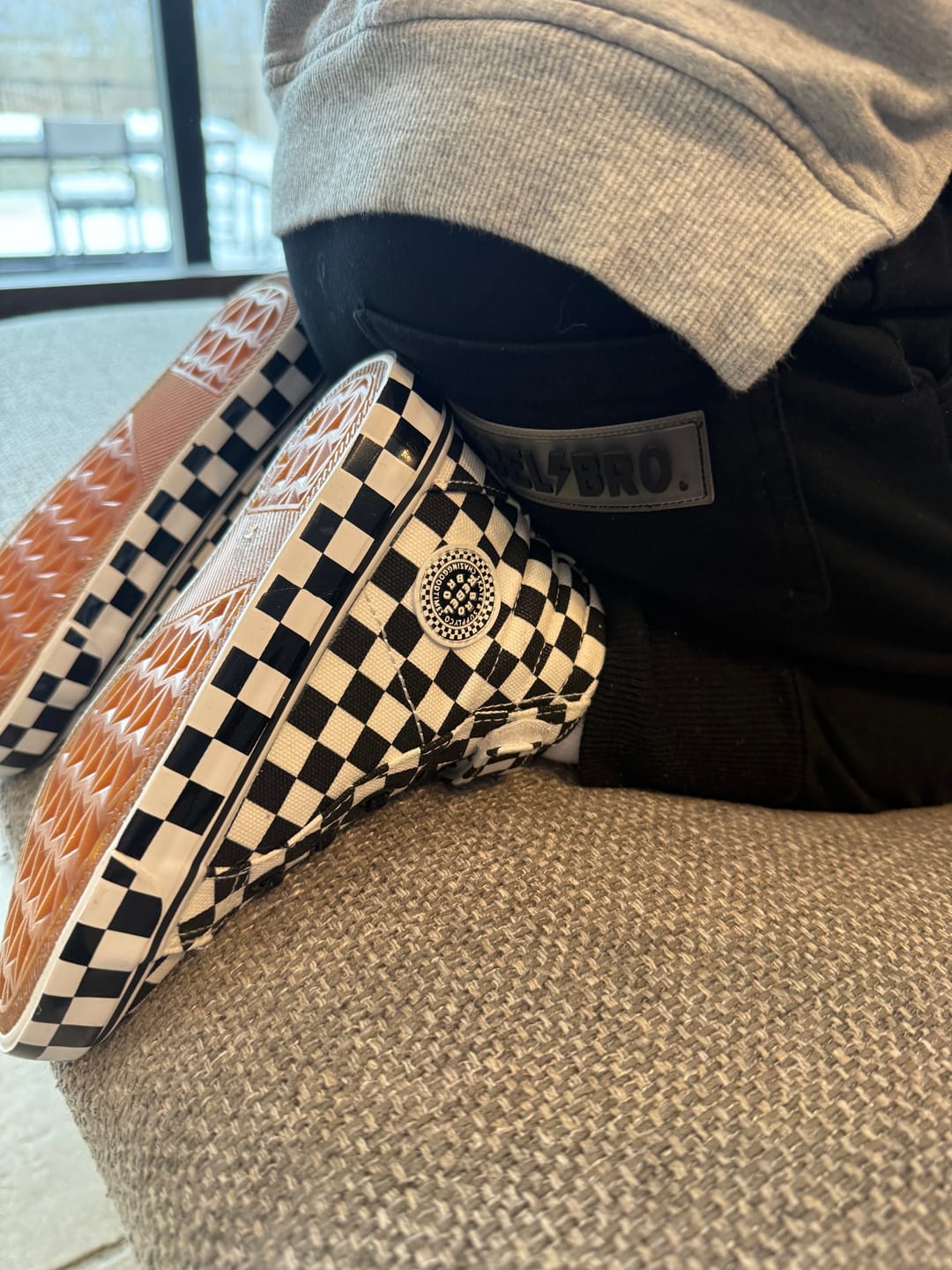 Customer photo review of SK8TR Hi-Top in Venice (Checkered)