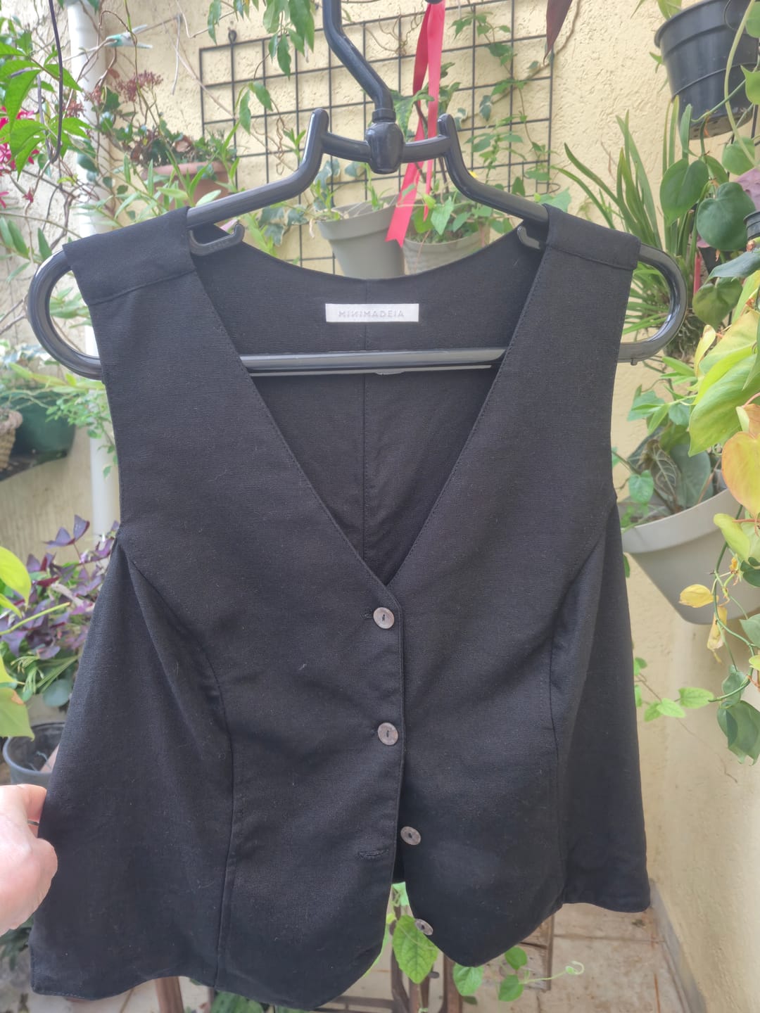 Customer photo review of Colete Calêndula Preto