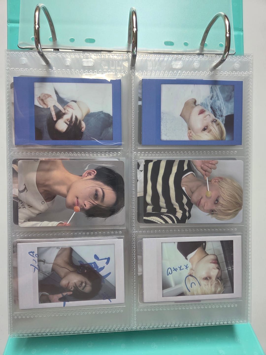 Customer photo review of Custom A5 Wide 6-Pocket Pages - Outer Photocard