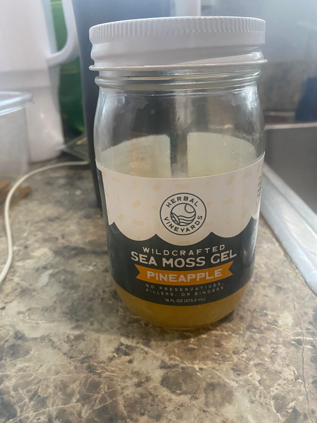 Customer photo review of Flavored Sea Moss Gel Trio Bundle