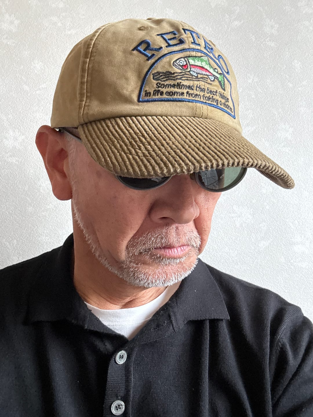 Customer photo review of 「RETRO」カラフル魚刺繍　コーデュロイコンビキャップ