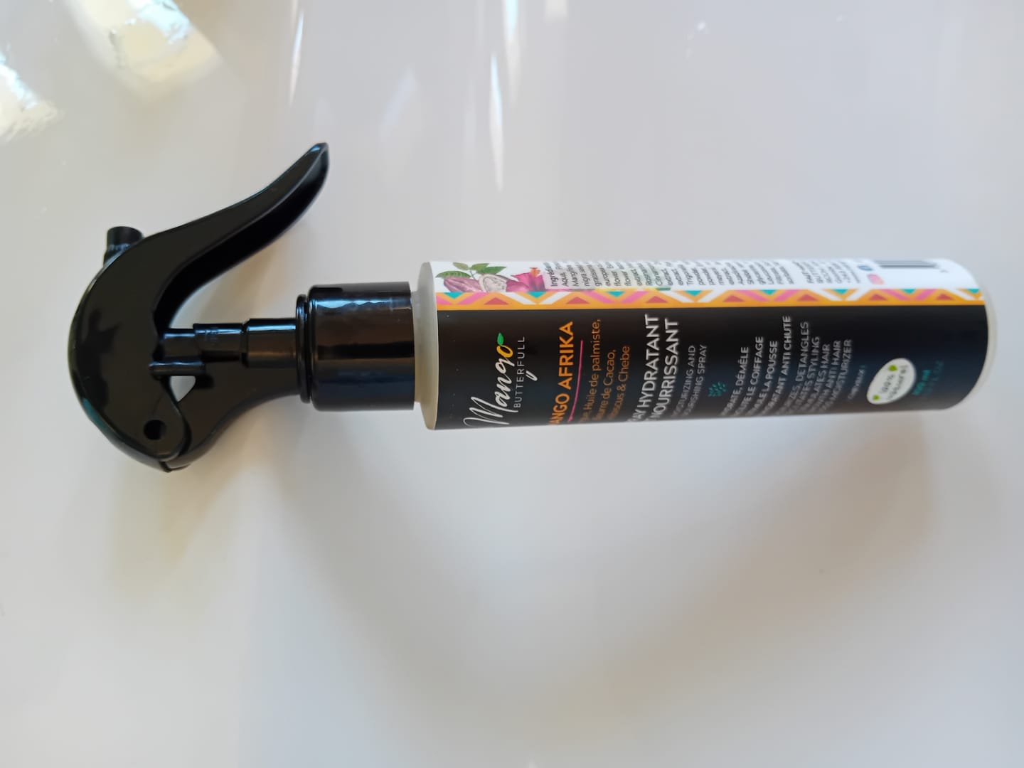 Customer photo review of Spray Hydratant et nourrissant - MANGO AFRIKA