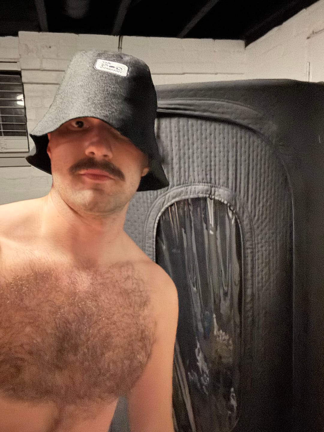 Customer photo review of Sauna Hat