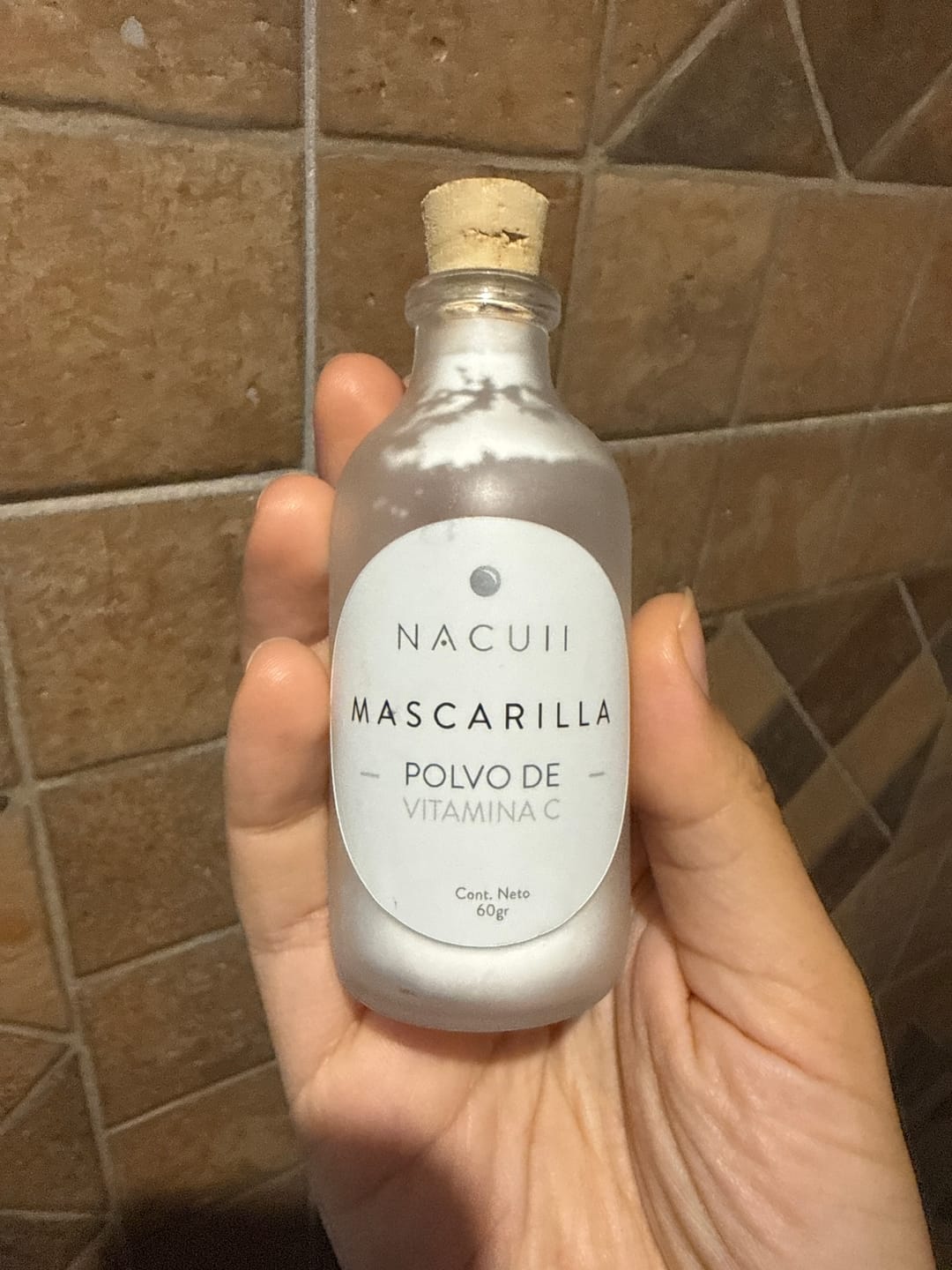 Customer photo review of Mascarilla Polvo de Vitamina C