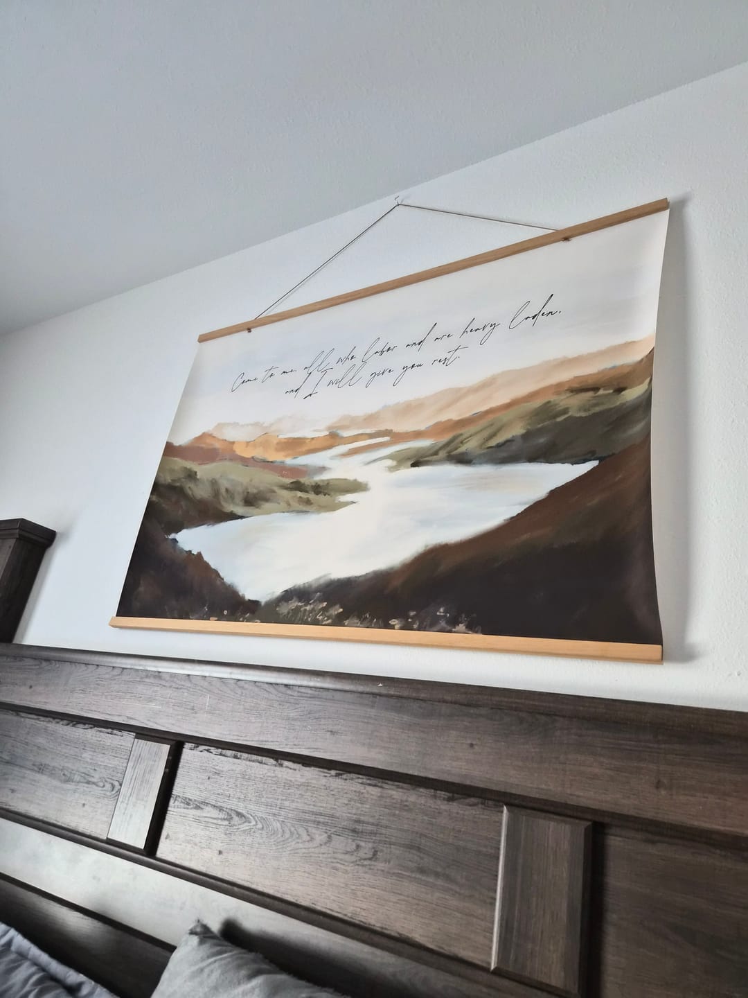 Customer photo review of Horizontal Poster: Come to Me all who are
