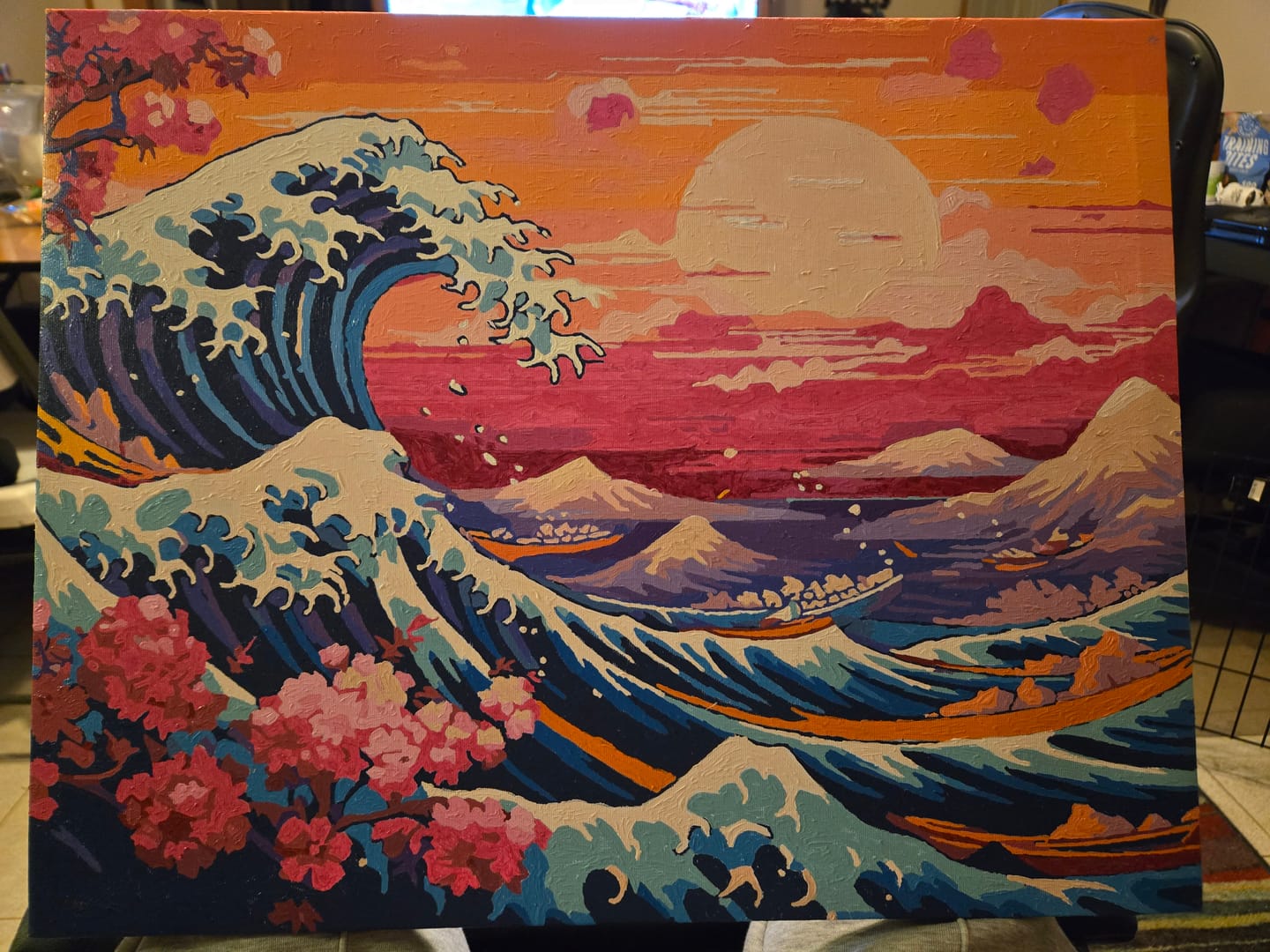 Customer photo review of Wave of Kanagawa