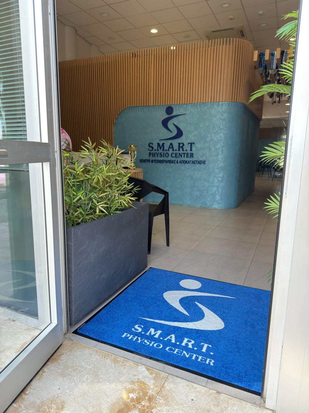 Customer photo review of Custom Indoor Logo Mat