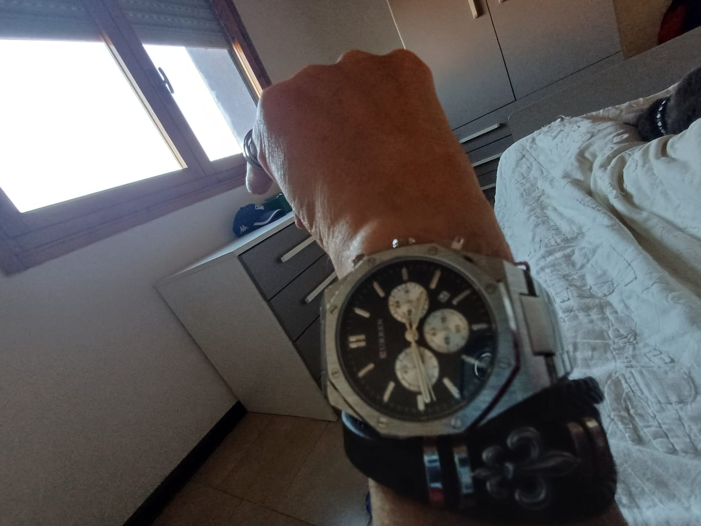 Customer photo review of Curren Atene® orologio uomo acciaio