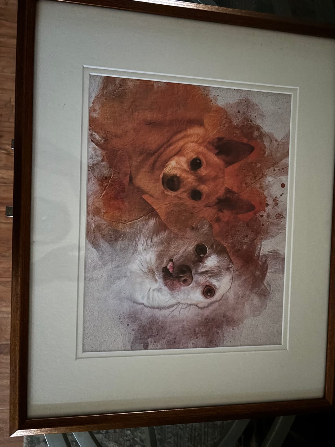 Customer photo review of Personalized Pet portrait
