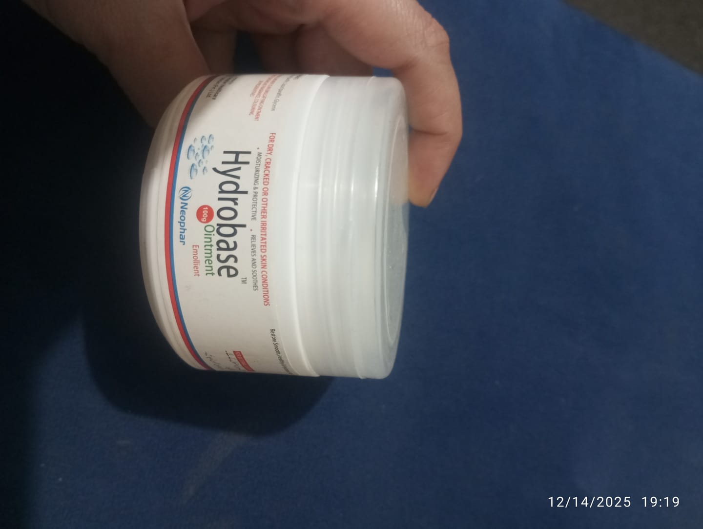 Customer photo review of Hydrobase Emollient Ointment