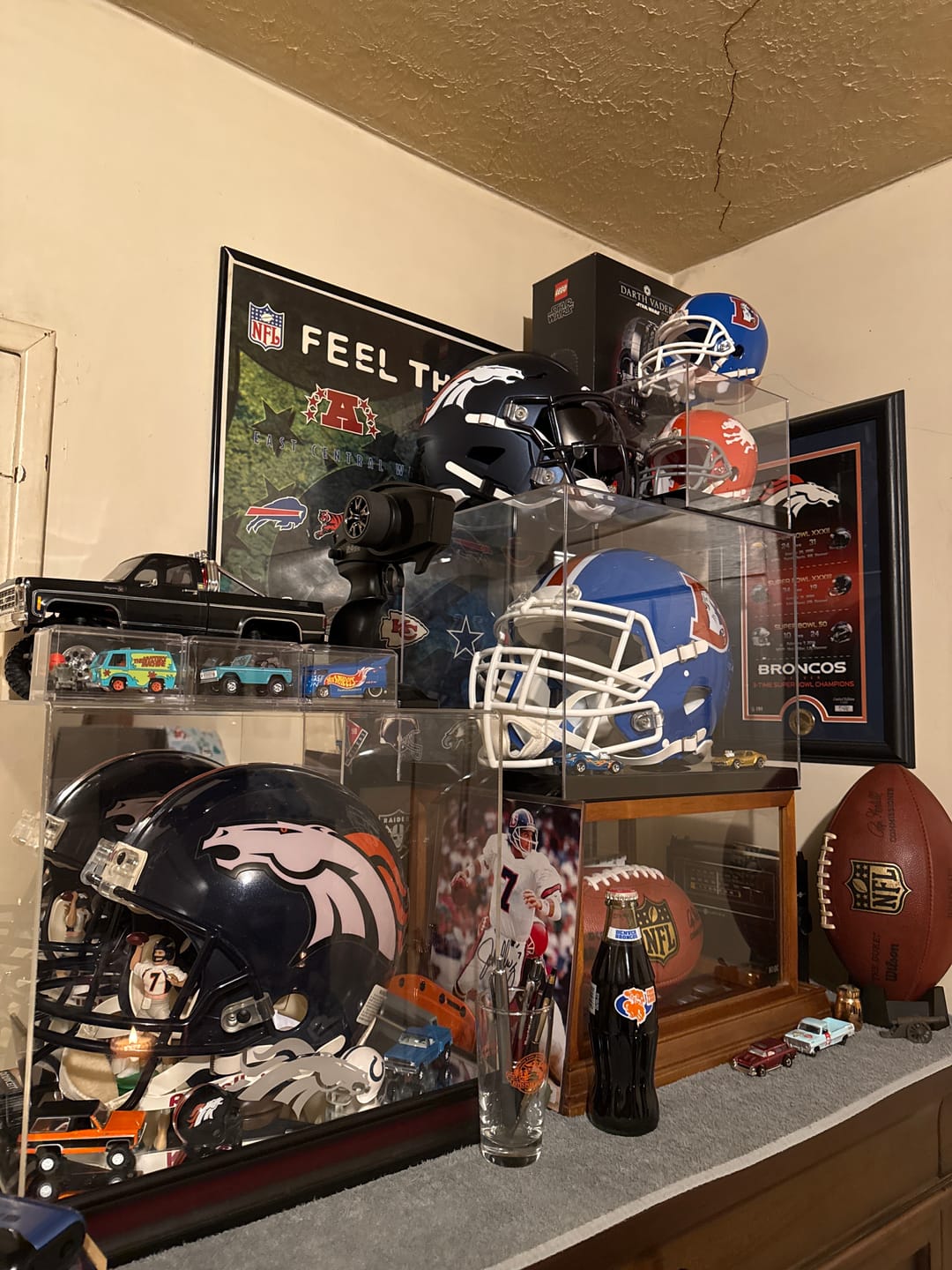 Customer photo review of Denver Broncos Riddell SpeedFlex Mid-Size MIDI Helmet