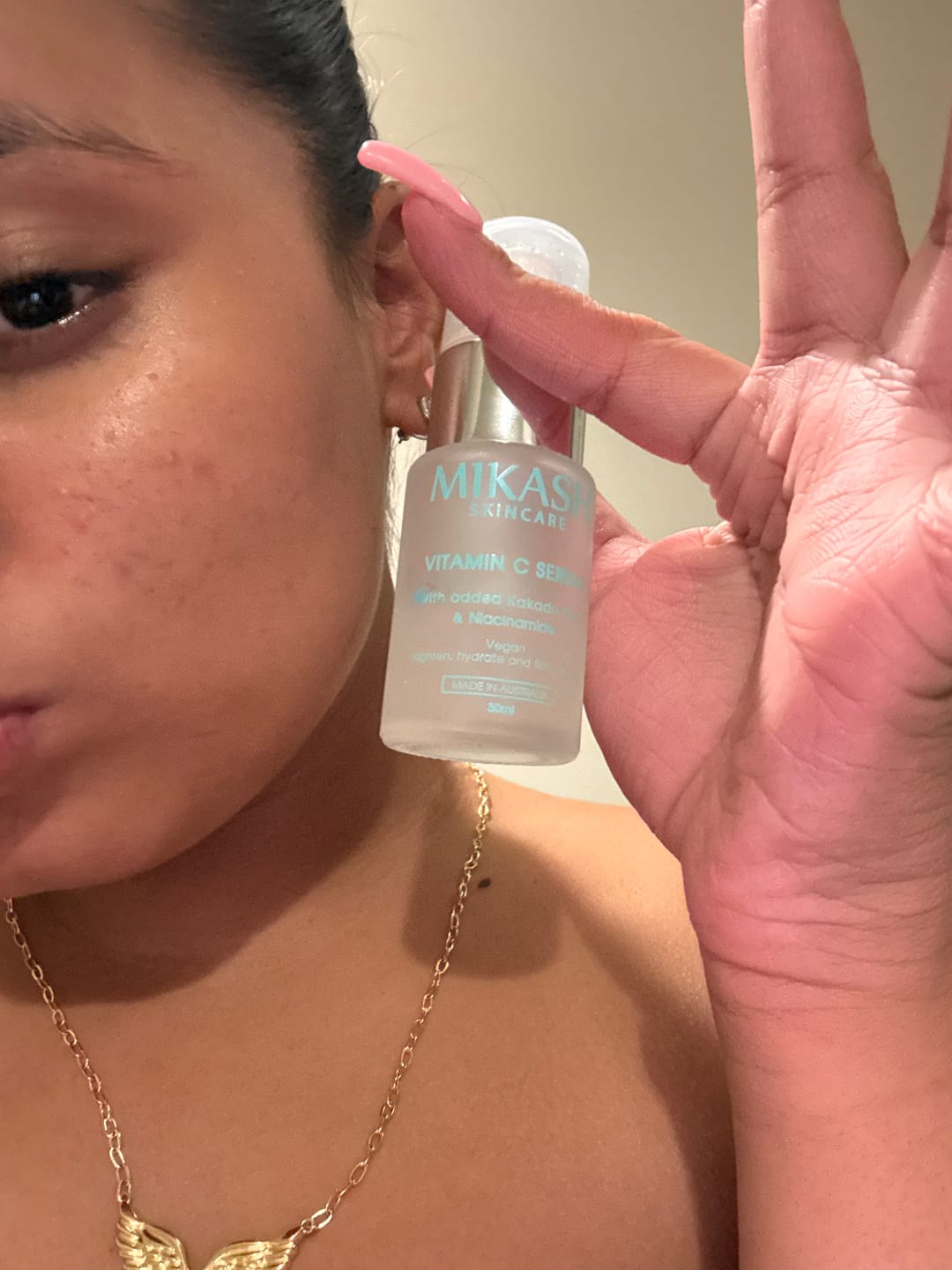Customer photo review of Vitamin C serum 30ml