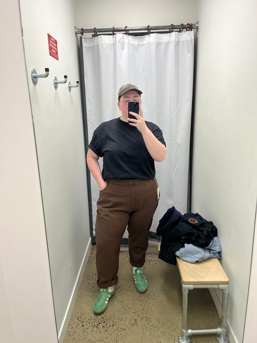 Customer photo review of Plain Pants